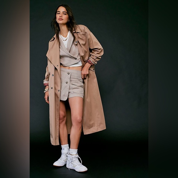 Free People Jackets & Blazers - Soho Rain Trench Coat Free People